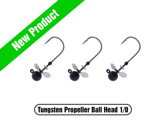 Tungsten Propeller Jig Head (2-Pack)